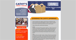 Desktop Screenshot of cathyscleaners.net